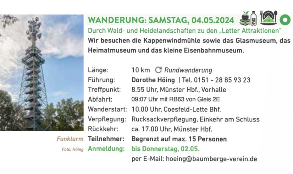 Baumberge Verein Wandernde Santastia - Wandernde Santastia - Wandernde Santastia -.