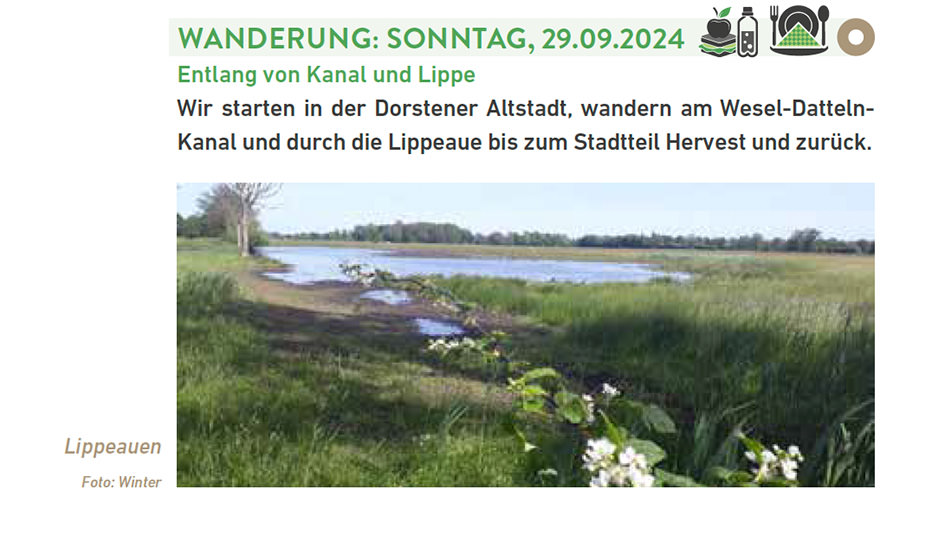 Baumberge Verein Eine Website mit einem Bild eines Flusses und einer Rasenfläche.