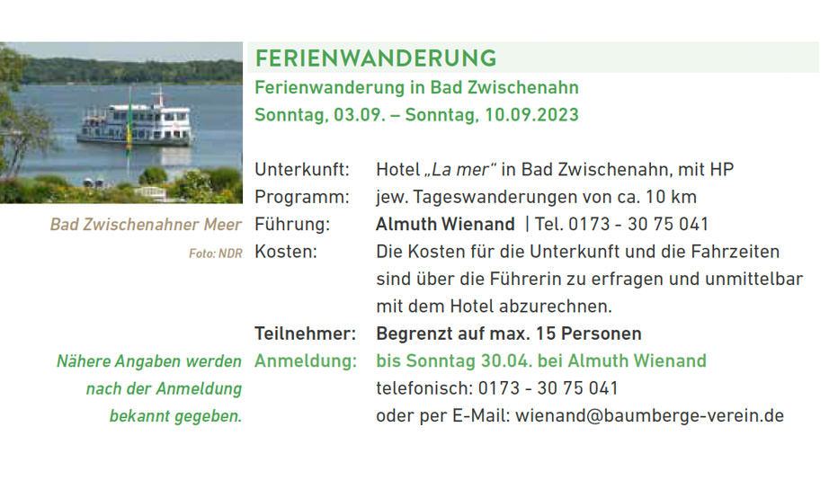 baumberge-verein-Ferienwanderung